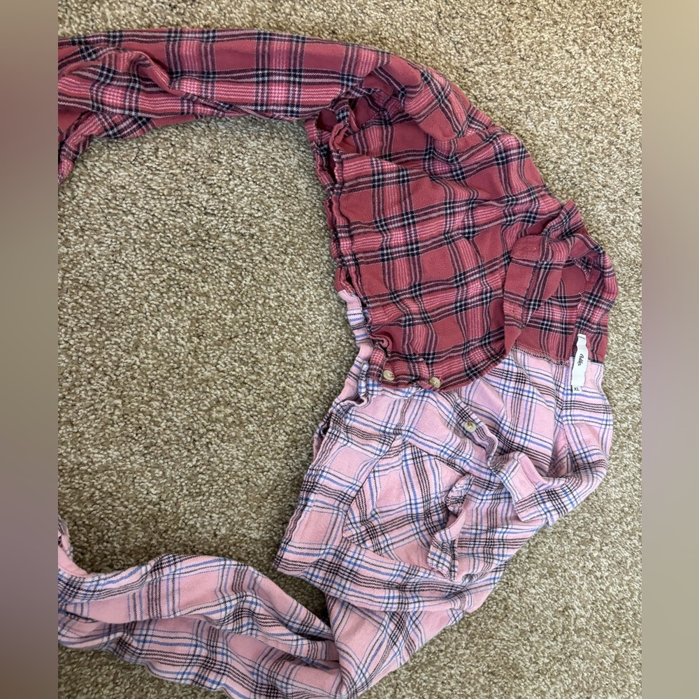 adika cropped flannel